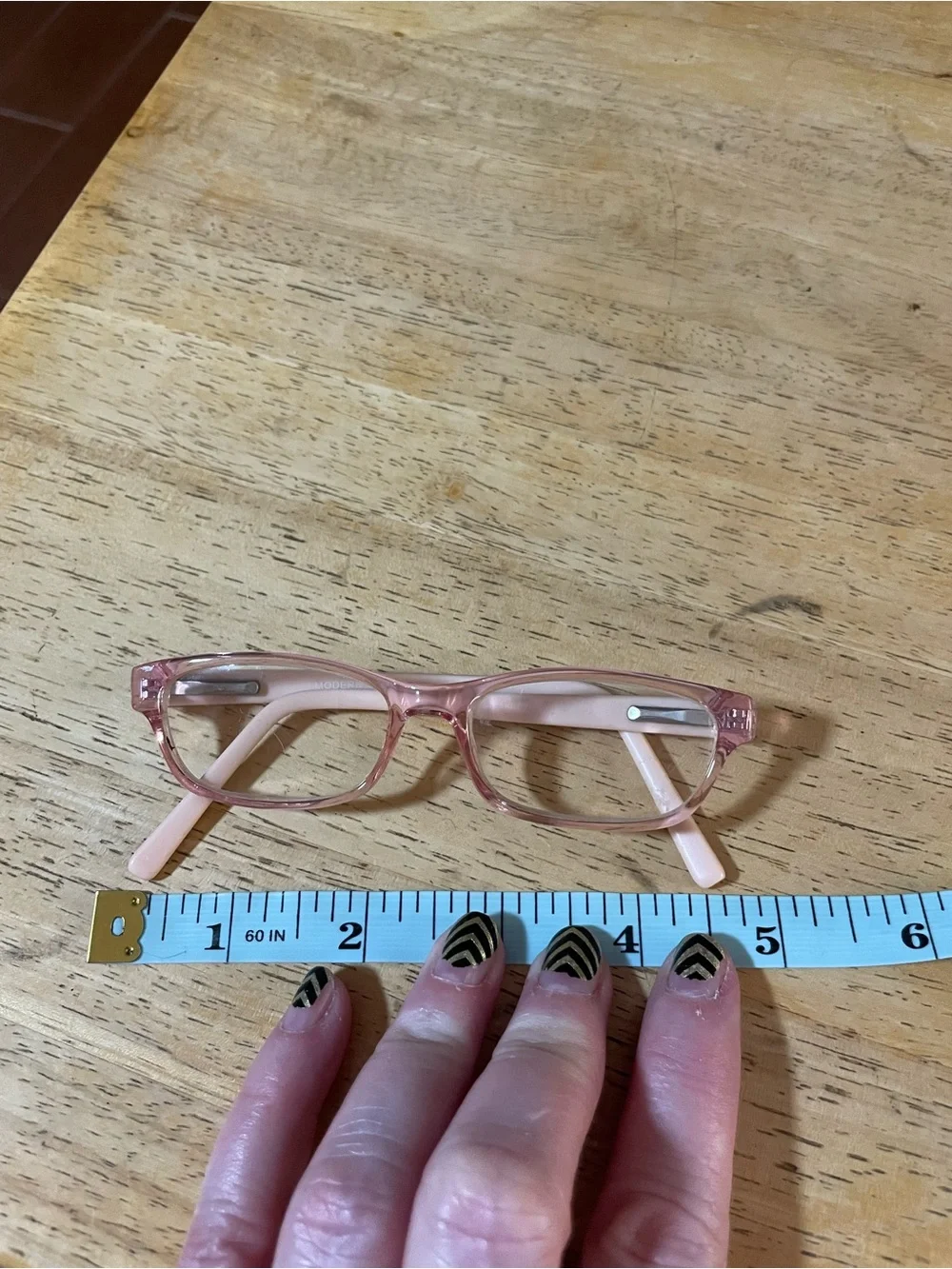 Youth Modern SPRINKLES BUBBLE GUM eyeglasses Pink plastic Full Rim blue case